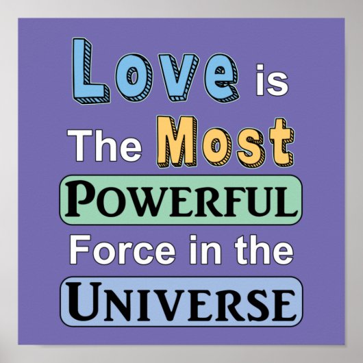 愛は強力なポスター ポスター (正面)