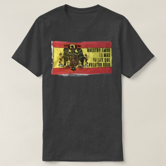 愛は彼らの憎しみに抗う Tシャツ (デザイン正面)