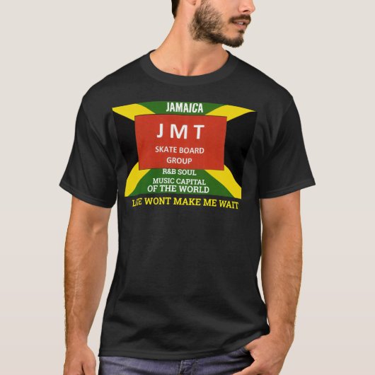 愛は待たせない ベーシックダークTシャツ Tシャツ (正面)