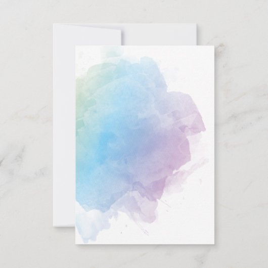 愛は待つ価値がある | 結婚イベント延期のお知らせカード 出欠カード (裏面)