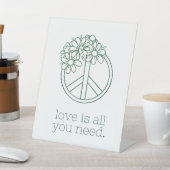 愛は必要なものすべて：感動的マウスパッド 台座サイン (インサイチュ)