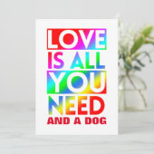 愛は必要なものであり、犬である 招待状 (スタンド正面)