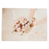 愛は必要なもの結婚だ ラージペーパーバッグ (裏面)