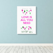 愛は必要なもの キャンバスプリント (インサイチュ (ウッドフロア))