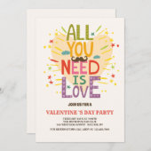 愛は必要な全ての招待状 招待状 (正面/裏面)