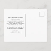 愛は忍耐強いが我々は失われない 案内ポストカード (裏面)