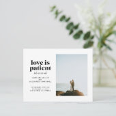 愛は忍耐強いが我々は失われない 案内ポストカード (スタンド正面)