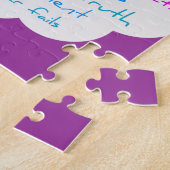 愛は忍耐強いです、愛です親切 ジグソーパズル (側面)