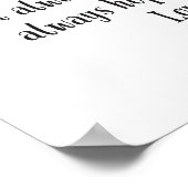 愛は忍耐強いハート ポスター (角)