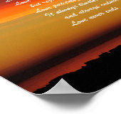 愛は忍耐強いバイブルの詩の壁のポスター ポスター (角)