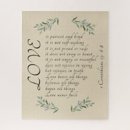 愛は忍耐強い愛は優しいパズル ジグソーパズル