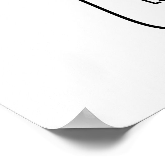 愛は忍耐強い愛は親切なピンクフローラ ポスター (角)