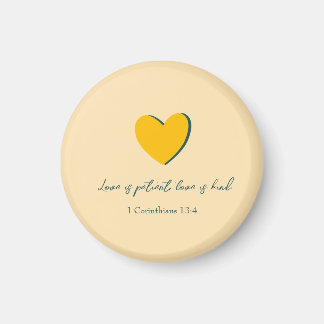 愛は忍耐強い愛は親切な磁石 マグネット