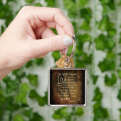 愛は忍耐強い混合物です キーホルダー (手)