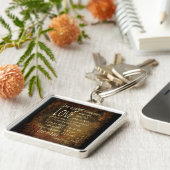 愛は忍耐強い混合物です キーホルダー (側面)