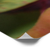 愛は忍耐強い聖書の聖句の結婚賜物である ポスター (角)