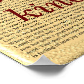 愛は忍耐強い – アートポスター ポスター (角)