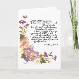 愛は忍耐強い カード