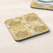 愛は忍耐強い コースター (左側)