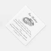 愛は忍耐強い スタンダードランチョンナプキン (角)