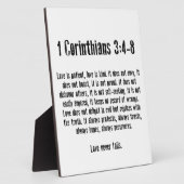 愛は忍耐強い フォトプラーク (側面)