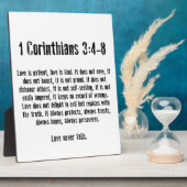 愛は忍耐強い フォトプラーク (側面)