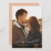 愛は忍耐強い フォト 変更日発表 セーブザデート (正面/裏面)