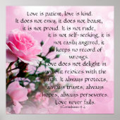 愛は忍耐強い ポスター (正面)