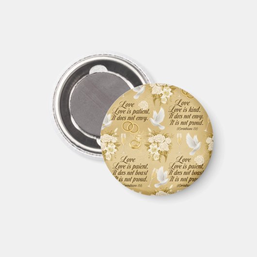 愛は忍耐強い マグネット (正面/裏面)