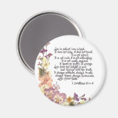 愛は忍耐強い マグネット (正面/裏面)