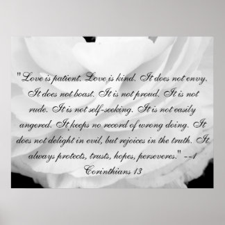 愛は忍耐強い。愛は優しい。 ポスター