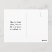 愛は忍耐強い、愛は親切 ポストカード (裏面)