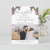 愛は忍耐強い 私たちはそうではない | 結婚のお知らせ 招待状 (スタンド正面)