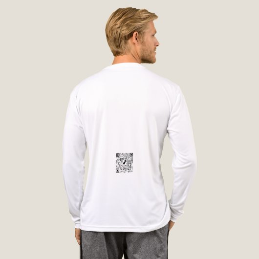 愛は忍耐強い。私は違う。 トライブレンドTシャツ (背面全体)