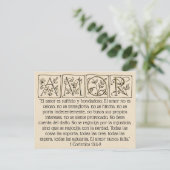 愛は忍耐強い – 種類 – 決して失敗しない~聖なる書物、 経典結婚~s ポストカード (スタンド正面)