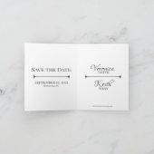 愛は忍耐強い - 結婚式場のご案内 招待状 (内部)