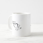 愛は忍耐強い 美意識 コーヒーマグカップ (正面左)