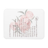 愛は忍耐強い – 聖なる書物、 経典結婚の磁石 マグネット (横)