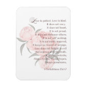 愛は忍耐強い – 聖なる書物、 経典結婚の磁石 マグネット (縦)