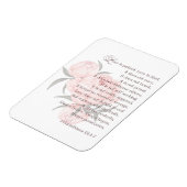 愛は忍耐強い – 聖なる書物、 経典結婚の磁石 マグネット (左側)