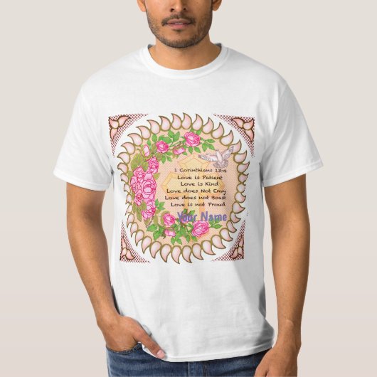 愛は忍耐強い tシャツ (正面)