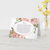 愛は忍耐強く親切なフローラすべての行事カード カード (黄色い花)