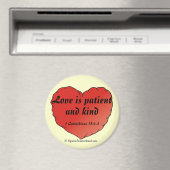 愛は忍耐強く親切な神々愛ショップ マグネット (インサイチュ (食洗機))