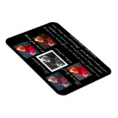 愛は忍耐強く、愛は優しいフローラ マグネット (右側)