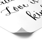 愛は忍耐強く、愛は優しい – ポスター (角)