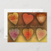 愛は忍耐強く、愛は優しい ポストカード (正面/裏面)