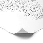 愛は忍耐強く、愛は優しい… -1コリント13 ポスター (角)