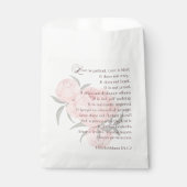 愛は忍耐強く、愛は慈しみ深い。ペオニ フェイバーバッグ (正面)