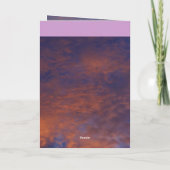 愛は忍耐強く、愛は親切である – カード – テンプレート (裏面)