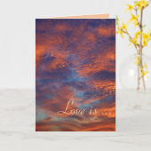 愛は忍耐強く、愛は親切である – カード – テンプレート (黄色い花)